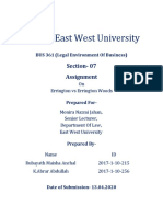 East West University: Section-07 Assignment