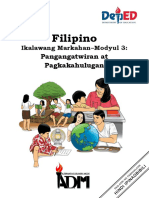 Filipino8 Mod3 - Pangangatwiran at Pagkakahulugan