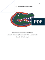 2017 Florida Coaches Clinic Notes