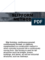 Slipform Method Reporting