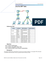 5.3.2.8 Packet Tracer - Examine The ARP Table