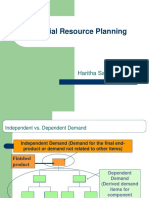 Material Requirement Planning-2020