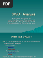 Lecture On SWOT Analysis