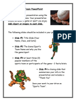 Sports Team Guidelines NEW