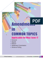 Amendments - Indirect Tax (Common) 2017