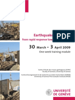 Earthquake Disasters:: From Rapid Response Toward Mitigation
