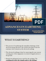 Advances in Earthing System: Presented by Richa Mishra Pranidhi Kulshrestha