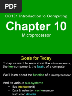 Chapter 10 Microprocessor