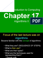 Chapter 17 Algorithms 2