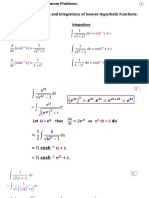 Derivatives Integrations