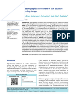 Ultrasonographic Assessment of Skin Structure According To Age