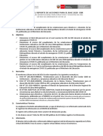 Protocolo para El Reporte de Acciones para El Biae 2020 - Ebr PDF