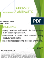Applications of Modular Arithmetic: By: Remelyn L. Asahid