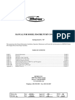 Manual For Model Fd4 Fire Pump Controllers: 1505 West Third Avenue Denver, Colorado 80223