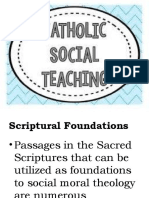 Catholic Social Teachings