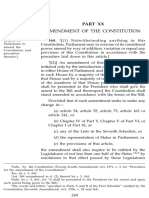 Amendment of The Constitution