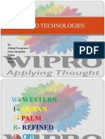 Wipro Technologies: Abhijit Deogharia Jesna Jayapalan Nithin Naresh Kiran