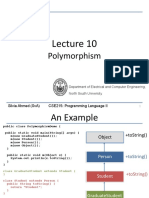 Polymorphism: Cse215: Programming Language Ii Silvia Ahmed (Sva)