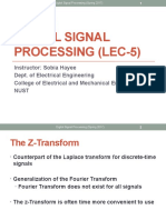 EE-330 Digital Signal Processing (Lec-5)