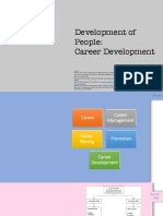 Development of People - Career Develpment