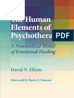 Elkins, David - The Human Elements of Psychotherapy - A Nonmedical Model of Emotional Healing-American Psychological Association (APA) (2015) PDF