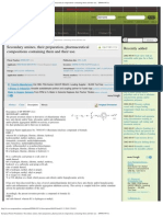 European Patent Foundation - Secondary Amines, Their Preparation, Pharmaceut