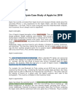 SWOT Analysis Case Study of Apple Inc 2016