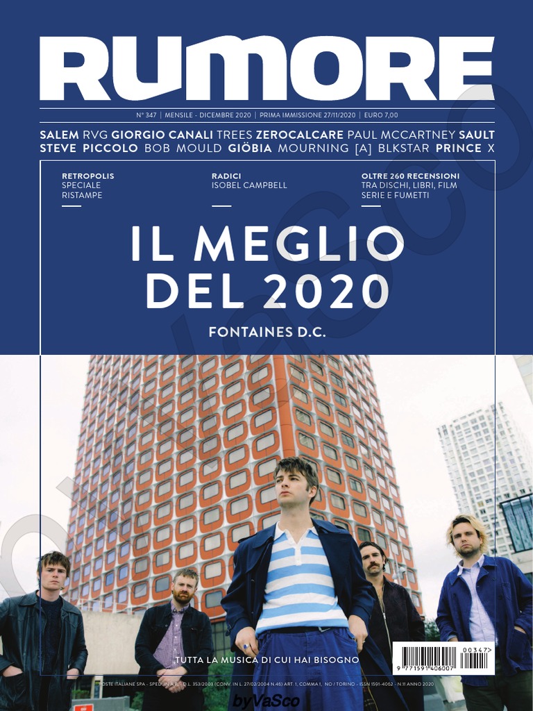 Rumore 347 Dicembre 2020 | PDF | Entertainment (General), image size:768x1024