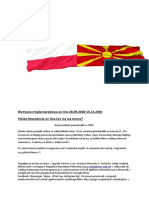 Wymiana Międzynarodowa On Line 28.09.2020-15.12.2020 Polska-Macedonia On Line - Czy My Się Znamy?