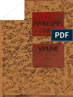 Orchester Probespiel - Vol 2 - Violine I Und II (Tutti) - Schott