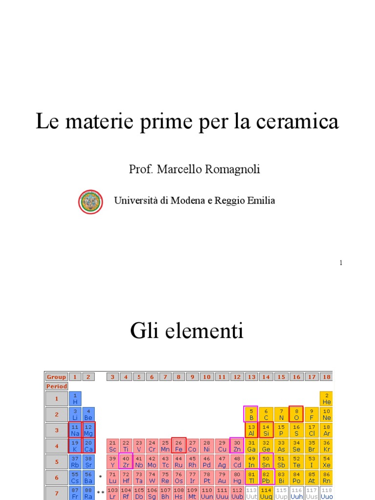 Materie Prime | PDF