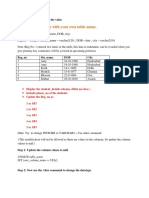 Table Creation Pract 1 PDF