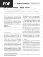 Bioinformatics: Applications Note