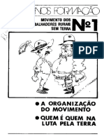 Caderno de Formaçao n 1 A organizaçao do movimento