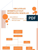 Pola  Organisasi Bimbingan dan Konseling Sekolah