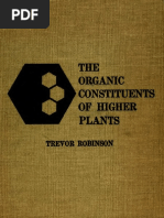 The Organic Constituents of Higer Plant