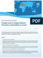 PolicyBrief-Emploi Rural Informel FR