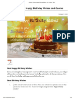 Birthday Wishes, Happy Birthday Wishes and Quotes - Zitoc