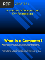 Introduction To Computers and C++ Programming