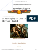 La Astrología y Los Doce Trabajos de Hércules - Parte I