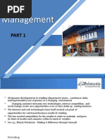 Part 1 Retailing and Retail Management