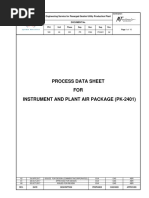 Process Data Sheet FOR Instrument and Plant Air Package (Pk-2401)