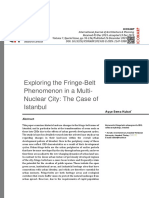Exploring The Fringe-Belt Phenomenon in A Multi-Nuclear City: The Case of Istanbul
