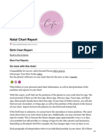 Natal Chart Report