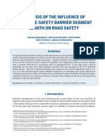 Analysis of the influence of concrete safety barrier segment length on road safety.pdf