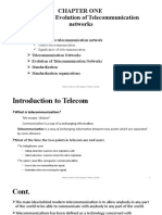 History and Evolution of Telecom Networks