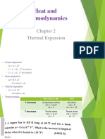 Heat and Thermodynamics: Thermal Expansion