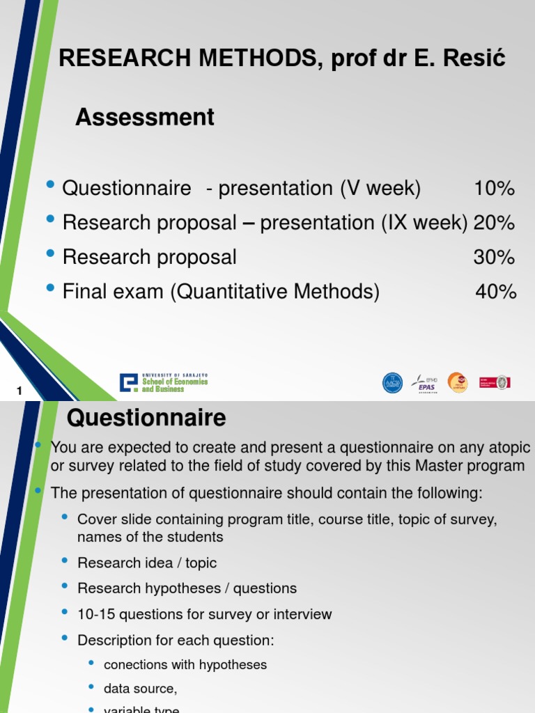 Master Program Research Assessment Guide | PDF | Survey Methodology ...