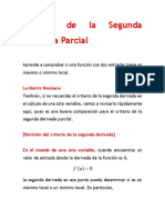 Archivo Criterio de La Segunda Derivada Parcial