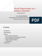 Usage of Social Neuroscience in E-Commerce Research